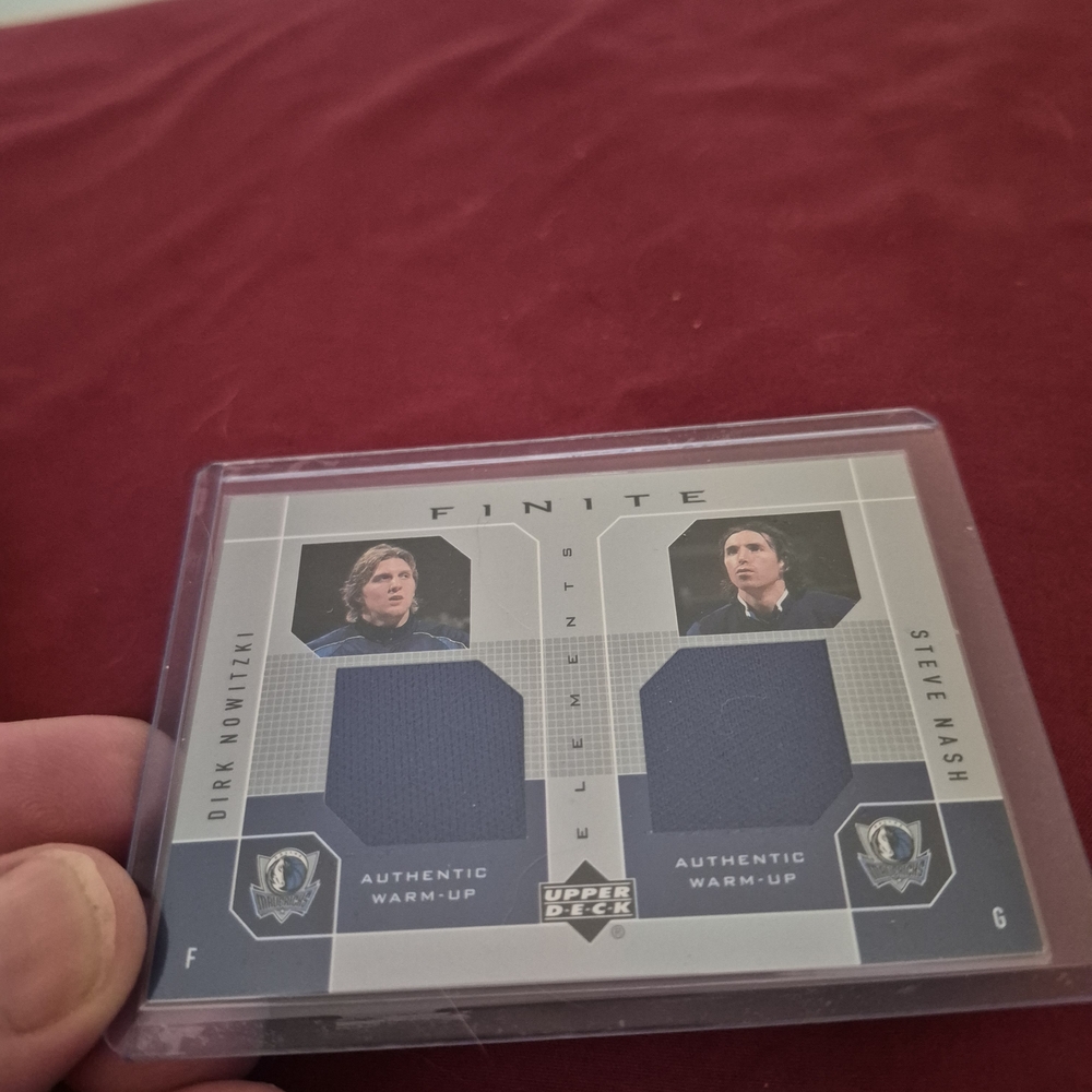 Upper Deck Finite Authentic Warm-Up Card - Blue and Gray